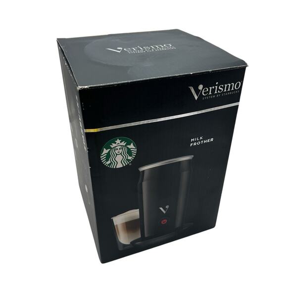Starbucks Verismo Hot & Cold Milk Frother CA6500/65 Capuccino Latte Open Box